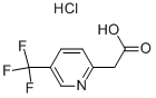 2-(5-(TRIFLUOROMETHYL)PYRIDIN-2-YL)ACETIC ACID HYDROCHLORIDE Struktur