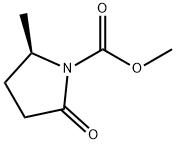 1-Pyrrolidinecarboxylicacid,2-methyl-5-oxo-,methylester,(2R)-(9CI) Struktur