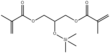 1,3-ビス(メタクリルオキシ)-2-トリメチルシロキシプロパンINHIBITED WITH MEHQ 化學構(gòu)造式