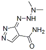 3-(dimethylaminohydrazinylidene)pyrazole-4-carboxamide Struktur