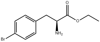 (S)-2-Amino-3-(4-bromophenyl)propionicacidethylester Struktur