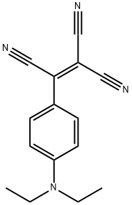 [4-(diethylamino)phenyl]ethylenetricarbonitrile  Struktur