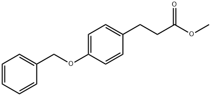 3-(4-(ベンジルオキシ)フェニル)プロパン酸メチル 化學構(gòu)造式