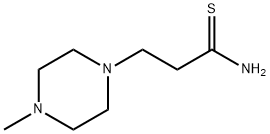 1-Piperazinepropionamide,4-methylthio-(8CI) Struktur