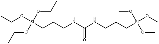 N-3-(TRIETHOXYSILYLPROPYL)-N-3-(TRIMETHOXYSILYL-PROPYL)UREA Struktur