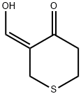 4H-Thiopyran-4-one, tetrahydro-3-(hydroxymethylene)-, (3E)- (9CI) Struktur