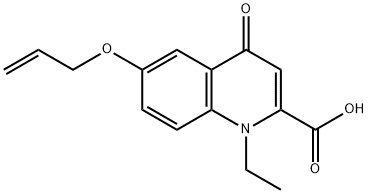 6-(ALLYLOXY)-1-ETHYL-4-OXO-1,4-DIHYDROQUINOLINE-2-CARBOXYLIC ACID Struktur