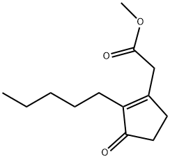 methyl 2-(3-oxo-2-pentyl-1-cyclopentenyl)acetate Struktur