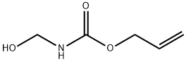 Hydroxymethylcarbamic acid 2-propenyl ester Struktur