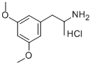 3,5-Dimethoxy-alpha-methylphenethylamine hydrochloride Struktur