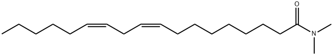 N,N-dimethyl-9,12-octadecadienamide Struktur