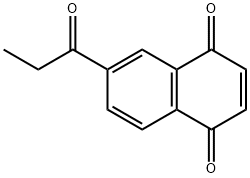 1,4-Naphthalenedione, 6-(1-oxopropyl)- (9CI) Struktur