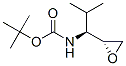 Carbamic acid, [(1S)-2-methyl-1-(2R)-oxiranylpropyl]-, 1,1-dimethylethyl ester Struktur