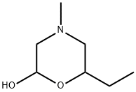 2-Morpholinol, 6-ethyl-4-methyl- (9CI) Struktur