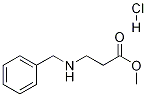 b-Alanine, N-(phenylMethyl)-, Methyl ester, hydrochloride Struktur