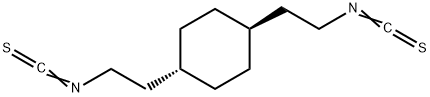 trans-1,4-bis(2-isothiocyanatoethyl)cyclohexane Struktur