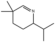 Pyridine, 2,3,4,5-tetrahydro-5,5-dimethyl-2-(1-methylethyl)- (9CI) Struktur