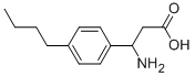 3-AMINO-3-(4-BUTYLPHENYL)-PROPIONIC ACID Struktur