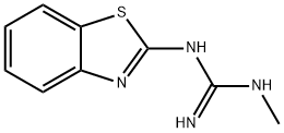 Guanidine, N-2-benzothiazolyl-N-methyl- (9CI) Struktur