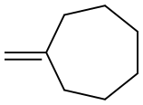 methylidenecycloheptane Struktur