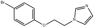 1-[2-(4-bromophenoxy)ethyl]-1H-imidazole Struktur