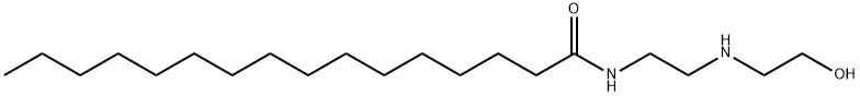 N-[2-[(2-hydroxyethyl)amino]ethyl]hexadecan-1-amide  Struktur