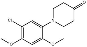 1-(5-CHLORO-2,4-DIMETHOXYPHENYL)-4-PIPERIDONE Struktur