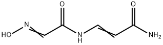 3-[[(Hydroxyimino)acetyl]amino]propenamide Struktur