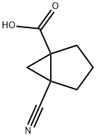 Bicyclo[3.1.0]hexane-1-carboxylic acid, 5-cyano- (8CI,9CI) Struktur