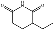 2,6-Piperidinedione, 3-ethyl- Struktur