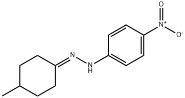 4-Methylcyclohexanone 4-nitrophenyl hydrazone Struktur