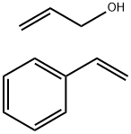 STYRENE/ALLYL ALCOHOL COPOLYMER Struktur