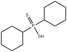 dicyclohexyldithiophosphinic acid Struktur