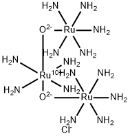 Tetradecaamminedi-mu-oxotriruthenium(6+) hexachloride Struktur