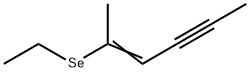 Ethyl(1-methyl-1-penten-3-ynyl) selenide Struktur