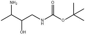 Carbamic acid, (3-amino-2-hydroxybutyl)-, 1,1-dimethylethyl ester (9CI) Struktur