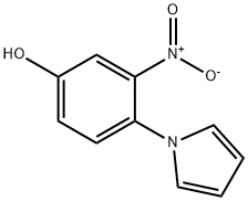 3-Nitro-4-(1H-pyrrol-1-yl)benzenol Struktur