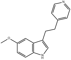 5-METHOXY-3-(2-PYRIDIN-4-YL-ETHYL)-INDOLE 結(jié)構(gòu)式