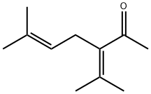 3-Isopropylidene-6-methyl-5-hepten-2-one Struktur