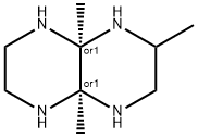 Pyrazino[2,3-b]pyrazine, decahydro-2,4a,8a-trimethyl-, (4aR,8aS)-rel- (9CI) Struktur