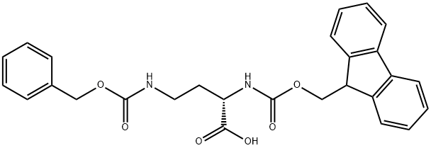 FMOC-DAB(Z)-OH Struktur