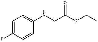 ETHYL [(4-FLUOROPHENYL)AMINO]ACETATE Struktur