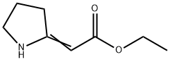 2-(2-pyrrolidinylidene)-Acetic acid ethyl ester Struktur