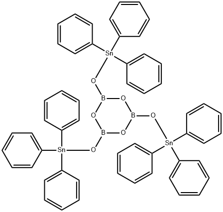 Boroxin,  tris[(triphenylstannyl)oxy]-  (9CI) Struktur