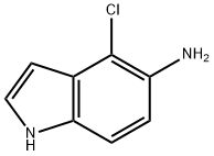 1H-Indol-5-aMine, 4-chloro- Struktur