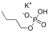 potassium butyl hydrogen phosphate Struktur