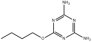 2,4-Diamino-6-(butoxy)-1,3,5-triazine Struktur