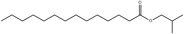 MYRISTIC ACID ISOBUTYL ESTER Struktur