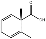 2,5-Cyclohexadiene-1-carboxylicacid,1,2-dimethyl-,(1S)-(9CI) Struktur