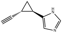 1H-Imidazole, 4-[(1R,2R)-2-ethynylcyclopropyl]- (9CI) Struktur